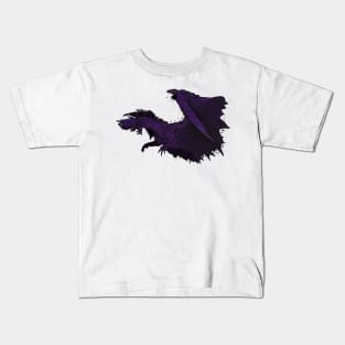 Monster hunter world Alatreon the blazing black dragon Kids T-Shirt